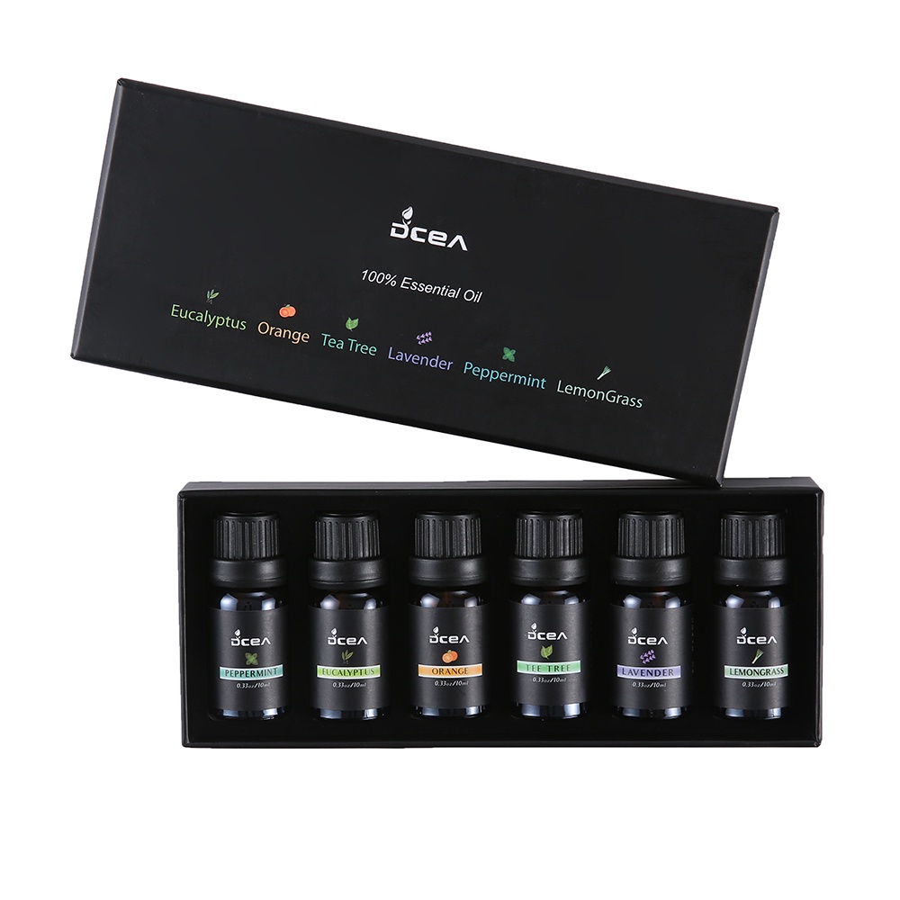 (MAINANKYU) Overview of DCEA Minyak Aromatherapy 6 in 1 Essential Fragrance Oil 10ml - RH-36