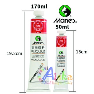  Maries  Oil Colour Single Cat  Minyak  Satuan 50 mL 170mL 