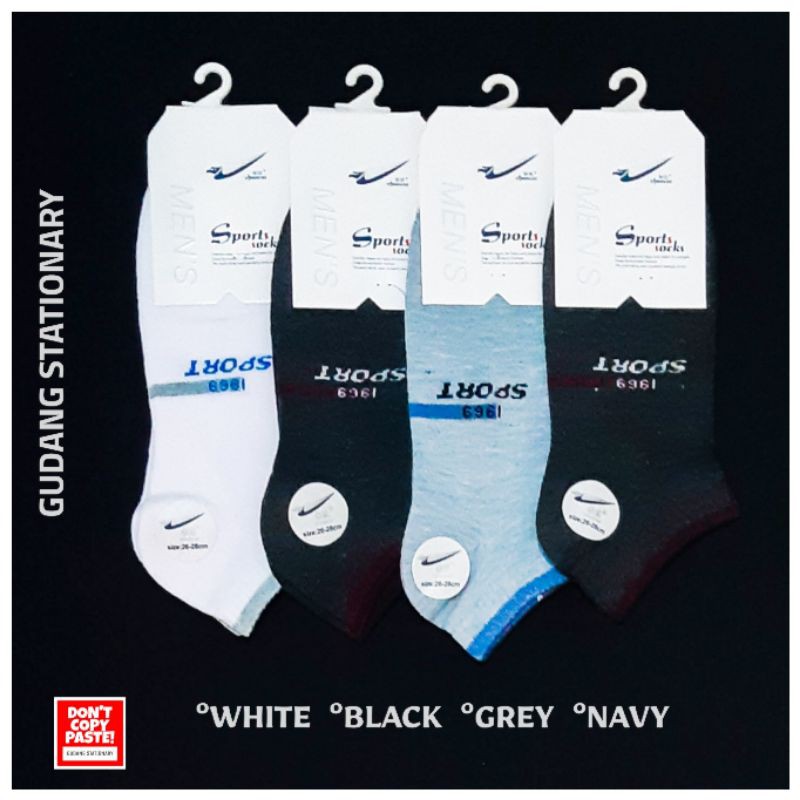 Kaos Kaki Ankle Sports Men's Socks