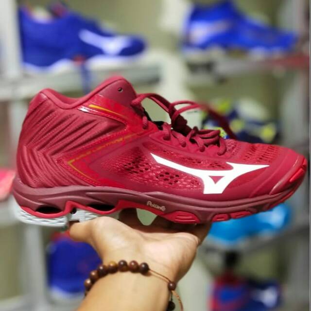 wlz 5 mid, sepatu wizuno original