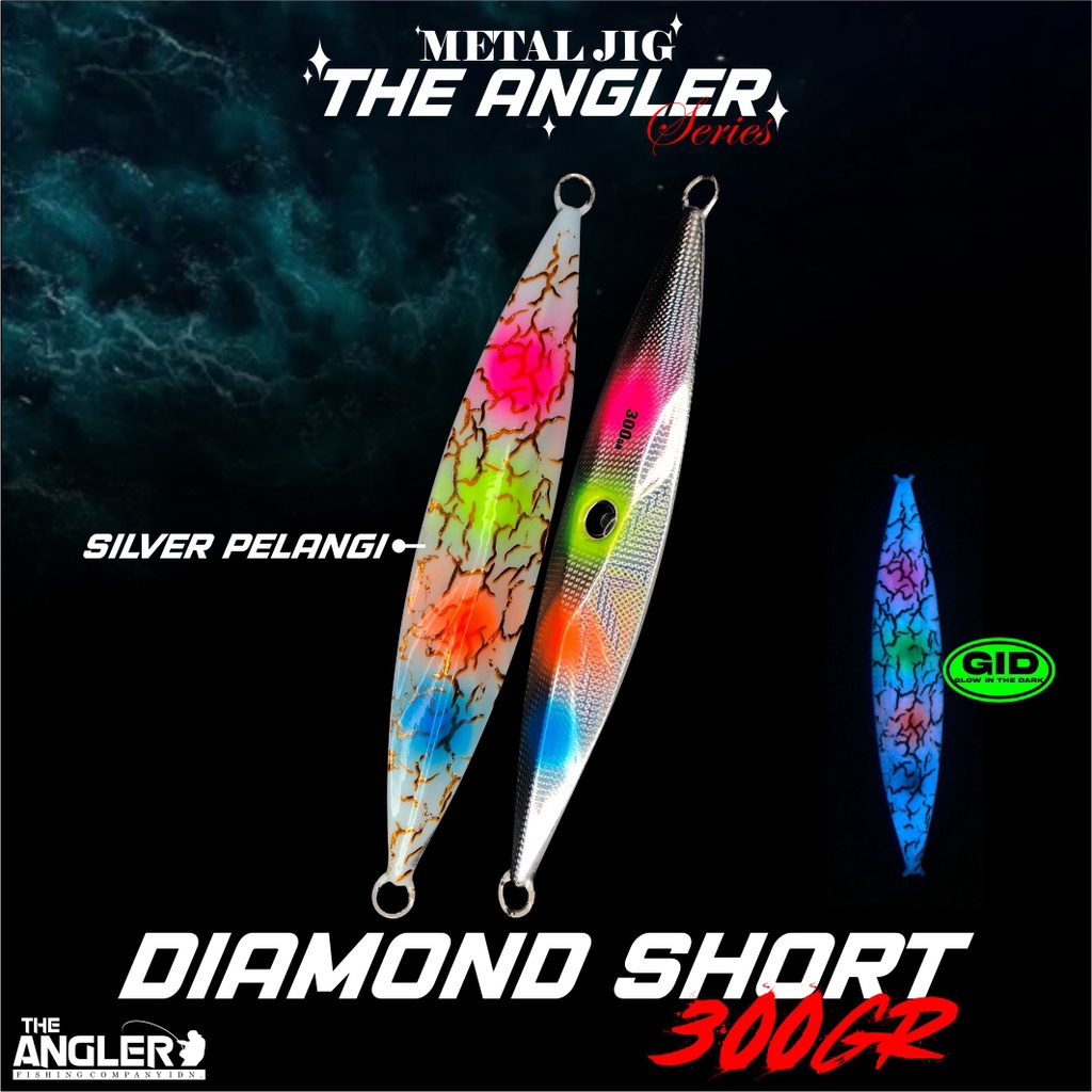 Metal Jig Short Diamond 300g The Angler Series