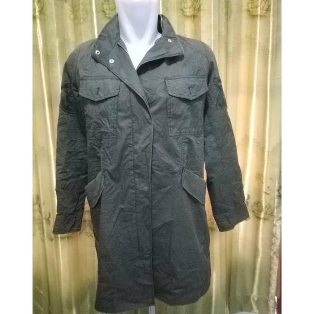 Jaket Parka Army Stile Benetton