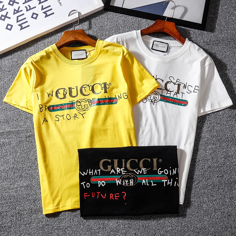 yellow gucci shirt