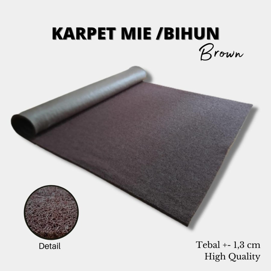 Karpet Mie Meteran 1X1.2m, Karpet Bihun, PVC, anti slip-4