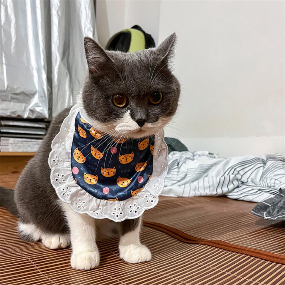 Timekey Syal Bandana Segitiga Bahan Katun Bisa Dicuci Untuk Anjingkucing Peliharaan N3P9