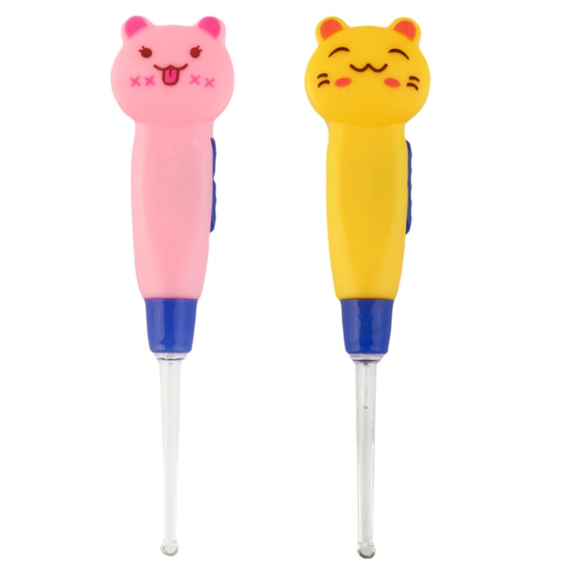 KOREK KUPING FLASHLIGHT KARAKTER LUCU / EARPICK LED / PEMBERSIH TELINGA ANAK