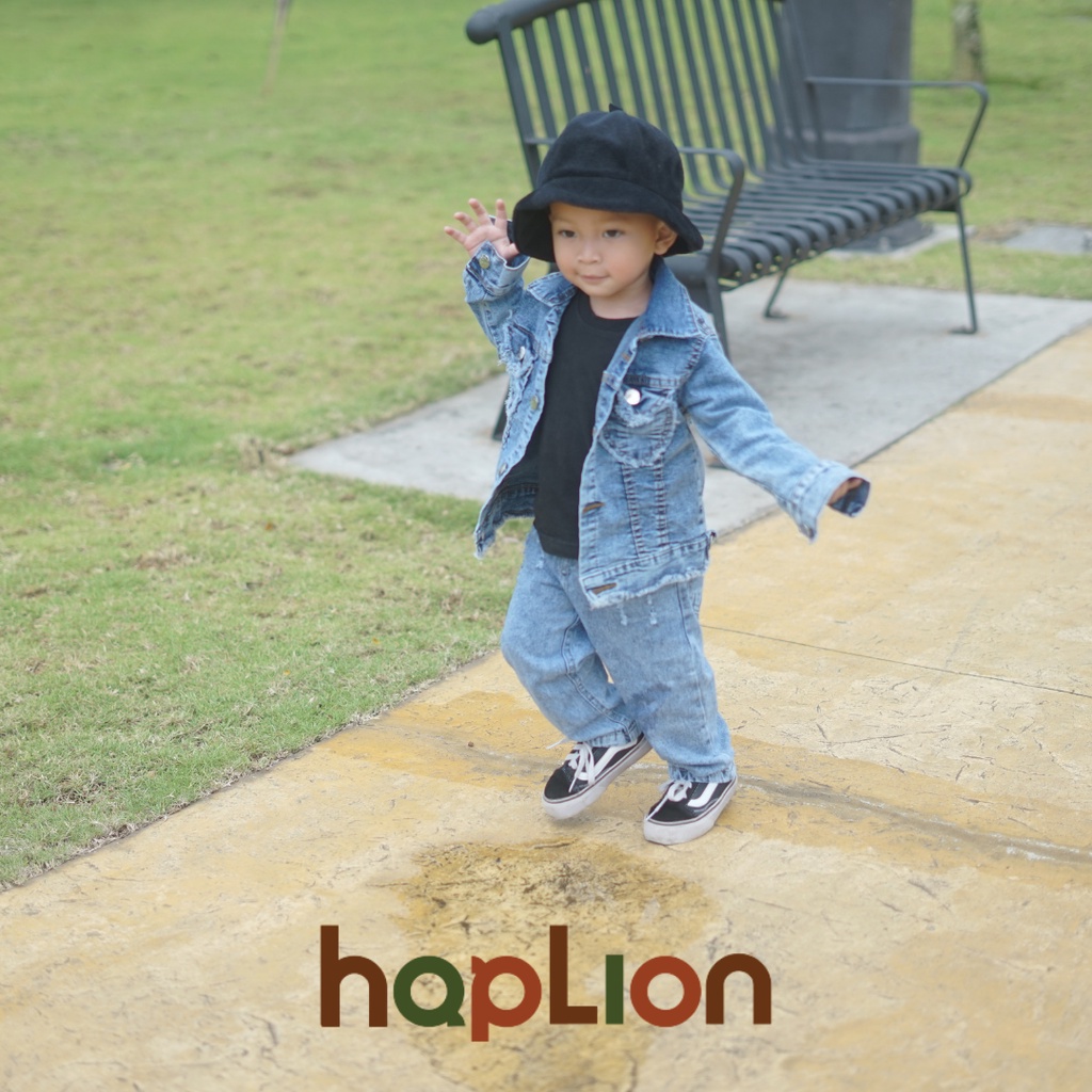 Jaket Jeans Anak Umur 1 - 9 Tahun Jaket Denim Anak | Haplion Kidswear