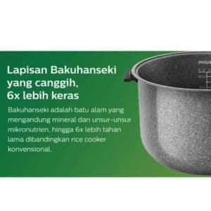 Panci Inner Pot Dalaman Rice Cooker Philips HD 3128 3132 3138 3119 3118 3127 3138 tempat nasi