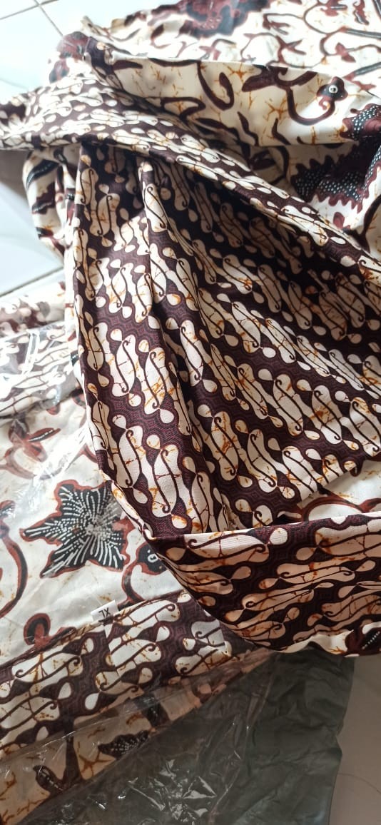 Couple Kutubaru Peplum Wahyu Gading Batik Premium Sarimbit Atasan Kebaya Blus Seragam Kerja Blouse