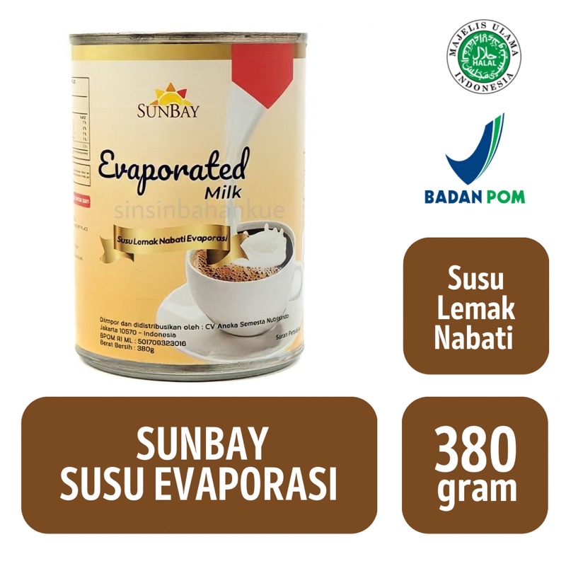 

Sunbay Susu Evaporasi / Evaporated Milk [380 gram]