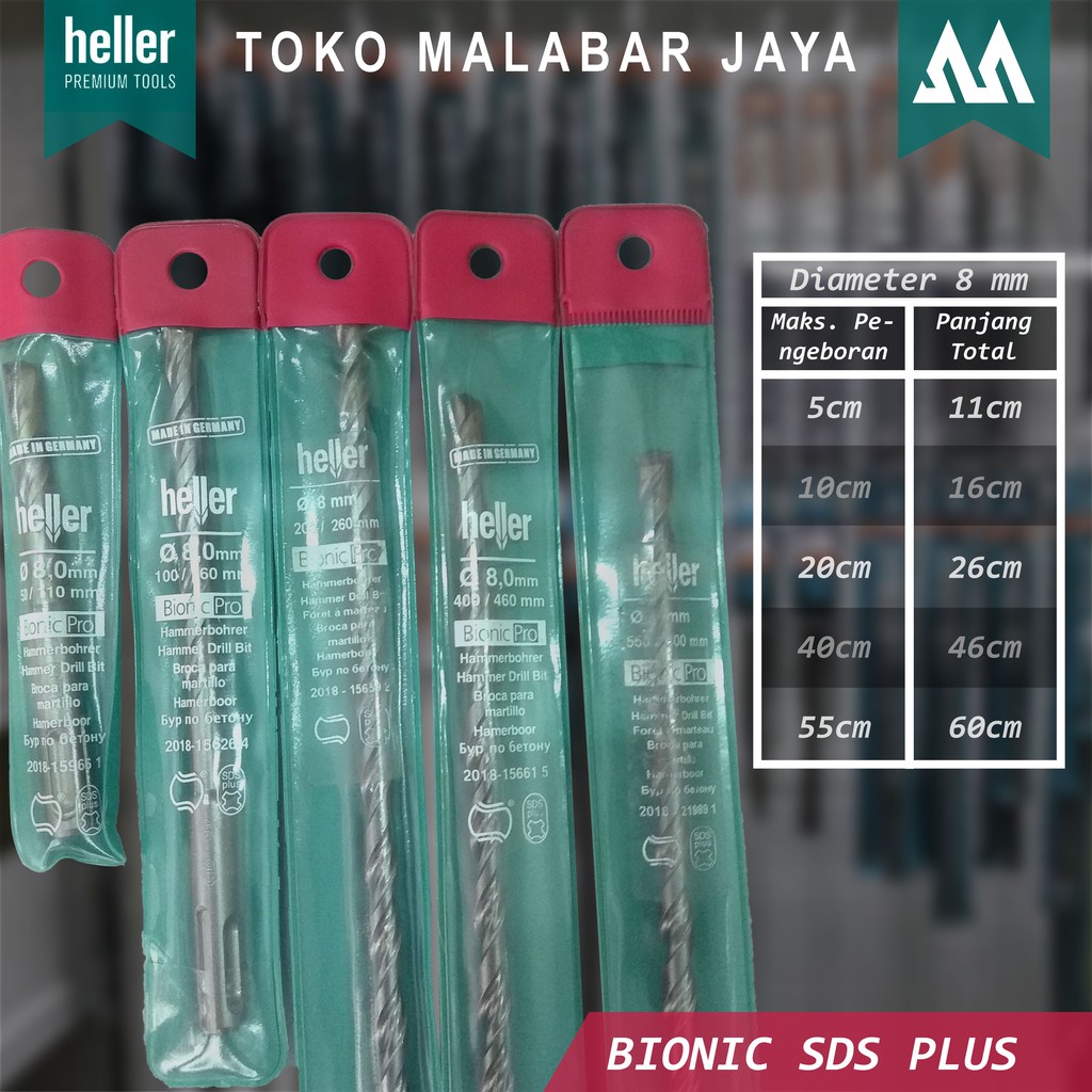 Mata Bor Beton 8mm / SDS Plus / Bionic / Heller
