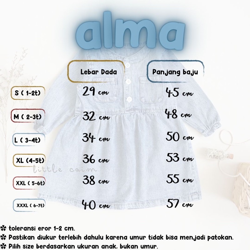 LITTLECAIM - ALMA SERIES | jaket anak unisex | set anak