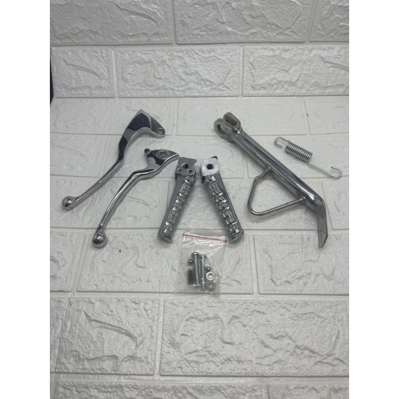 paket Yamaha Crome 3 item-Handle Mio+Step Vixion lokal+Standar Samping ring14 yamaha