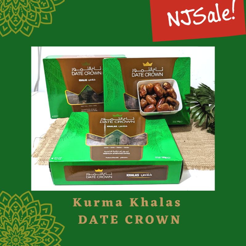 

DATE CROWN ~ Kurma khalas premium 1 kg