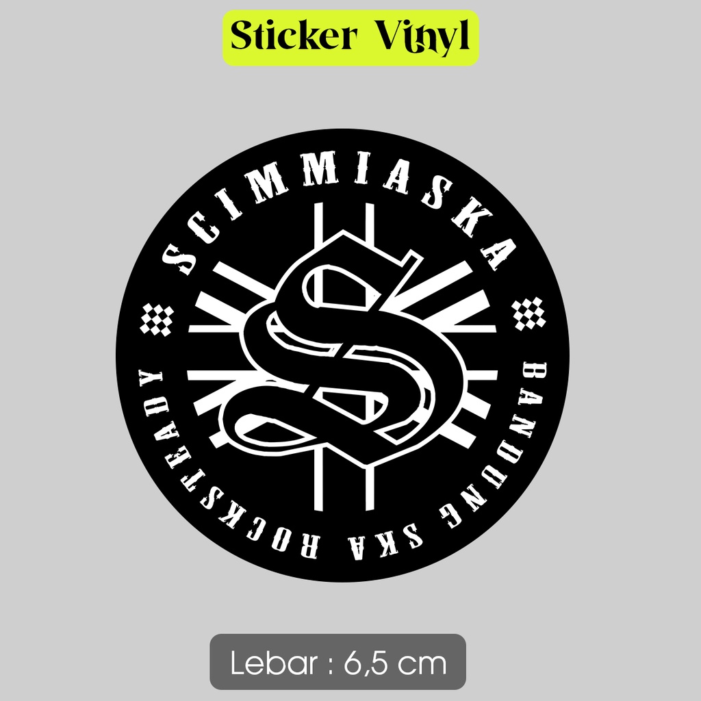 

Stiker Scimmiaska Sticker Vinyl Satuan Bahan Anti Air