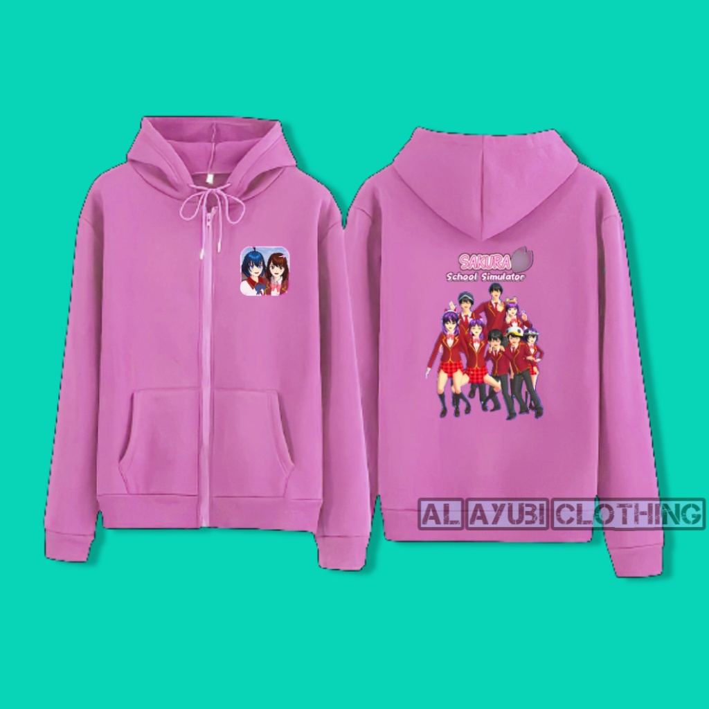 Hoodie Zipper Anak SAKURA SCHOOL SIMULATOR