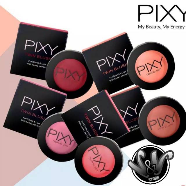 PIXY TWIN BLUSH 2 IN 1 BLUSHER & LIP COLOR / PIXY/ BLUSH & LIP/ KOSMETIK CEWE/ MAKE UP/ BLUSH ON/LIP