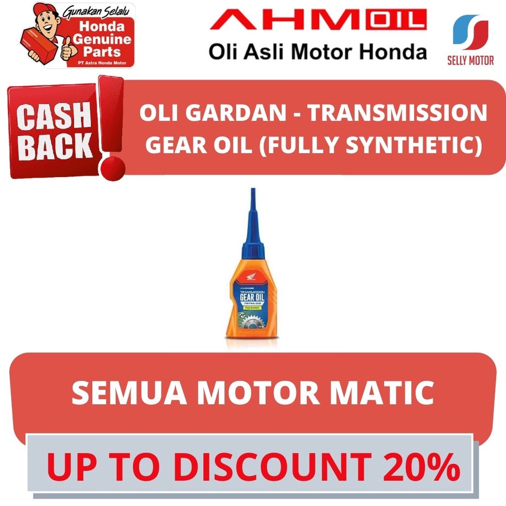 Oli Gardan Transmission Gear Oil (Fully Synthetic) Motor Matic