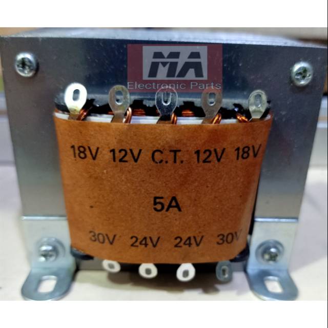 Trafo 5A CT 30V SANLIN