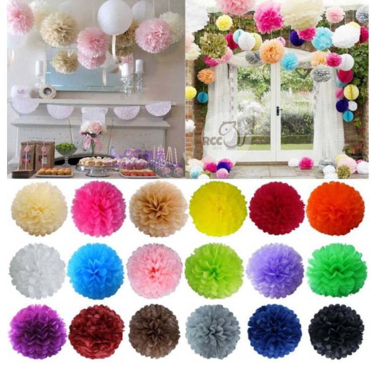 

Tissue Pompom / Kertas Pompom 30cm