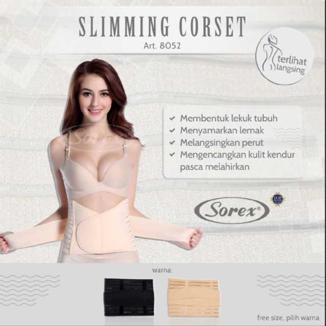 BB SOREX 8052 / 8055 Stagen Pelangsing untuk wanita / Pengecil Perut Setelah Melahirkan NEW