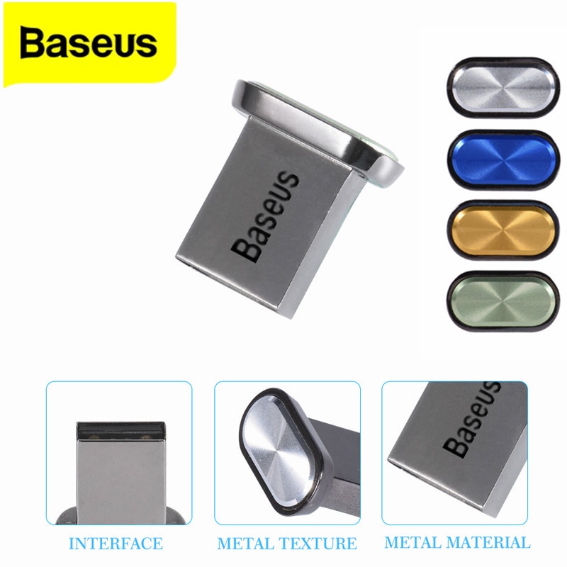 Baseus Flash Disk USB 2.0 Kapasitas 2TB Bahan Metal Anti Air