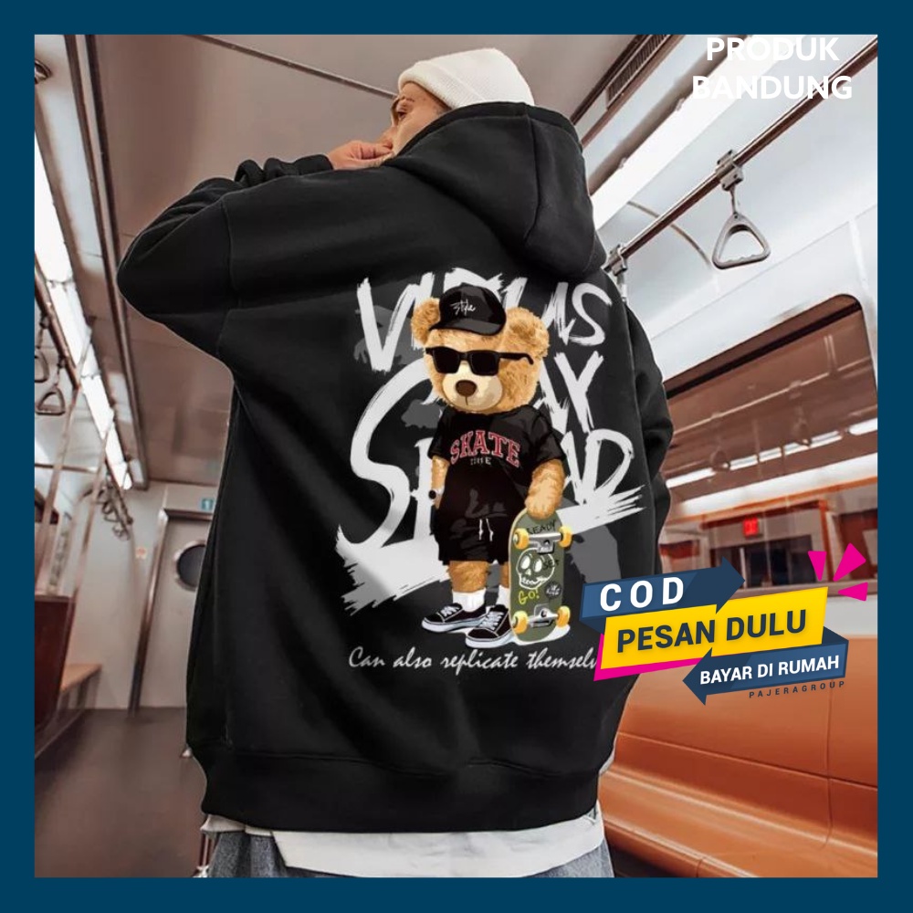 Hoodie Aesthetic BalzyNess Pria Wanita Sweater Switer Hodie Distro Oversized Original Premium Hoddie