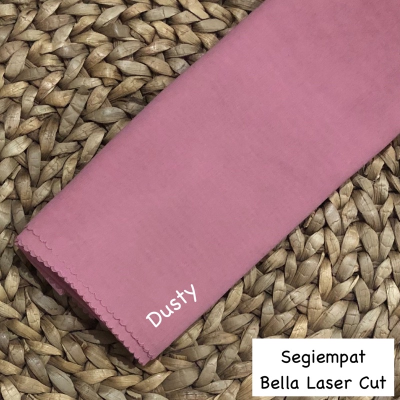 Hijab Bella Square Laser cut / Segiempat Bella-Dusty