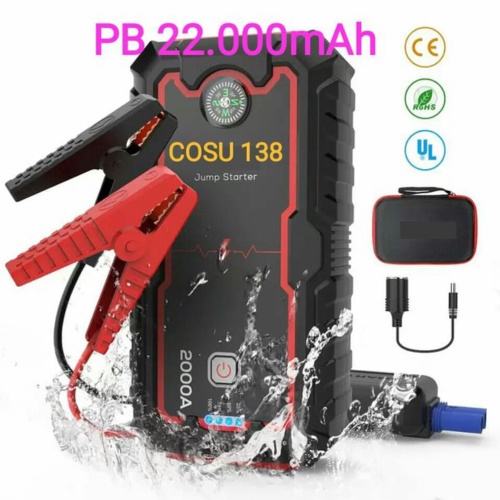 Promo Powerbank jump jumper aki mobil 22000mAh High Quality Limited