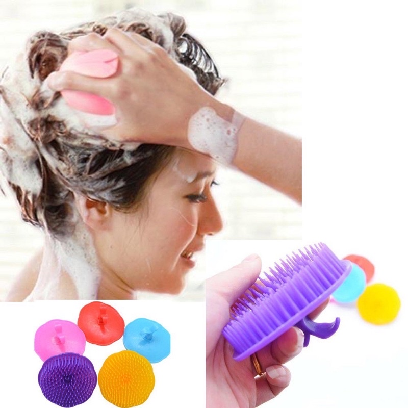 [ACQ] Sisir Keramas Bulat Sisir Rambut Sisir Ketombe-4