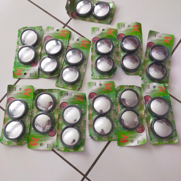 DAPAT 2pcs Kaca Spion Mobil Blind Spot 360 Murah/Kaca Spion Mobil Mini Cembung Tambahan Wide Angel/Spion Tambahan Mobil