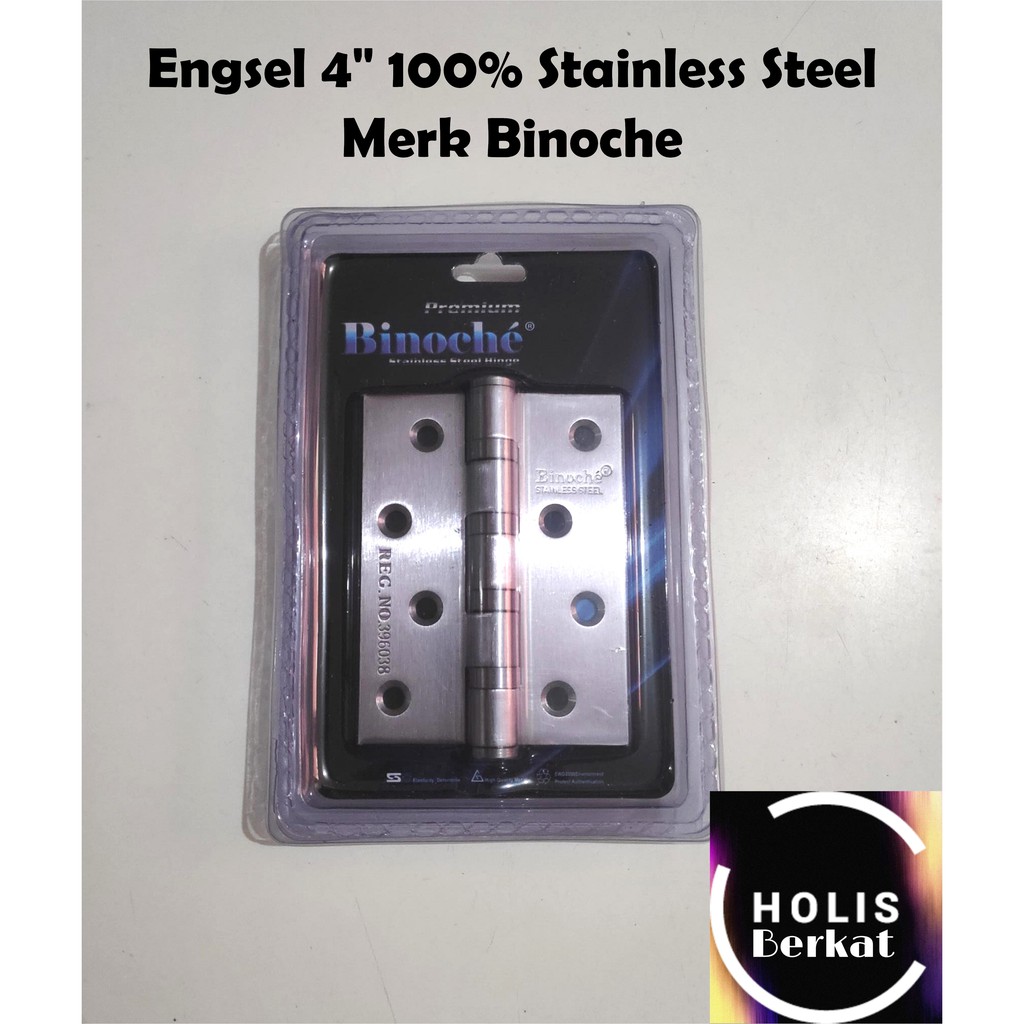 Engsel Pintu Stainless Steel 4 Inch Tebal &amp; Anti Karat