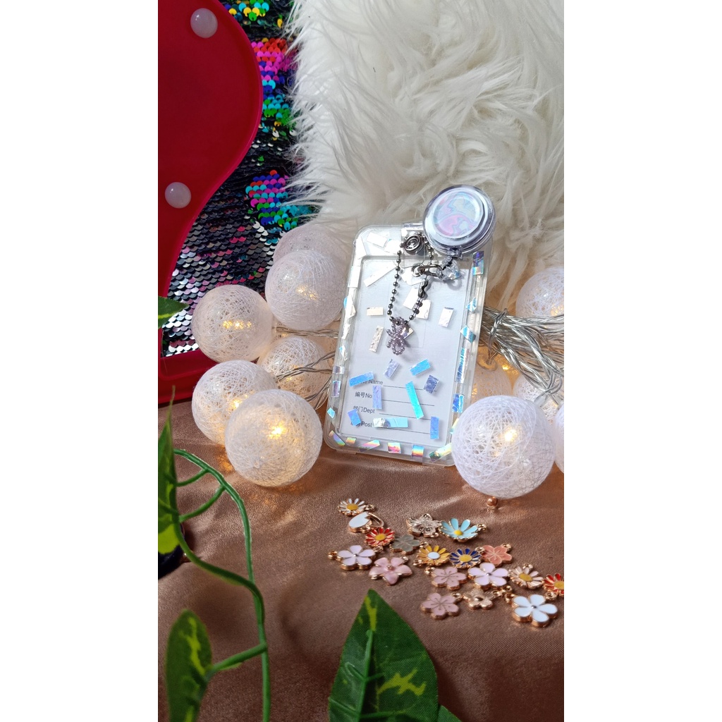 

confetti card holder