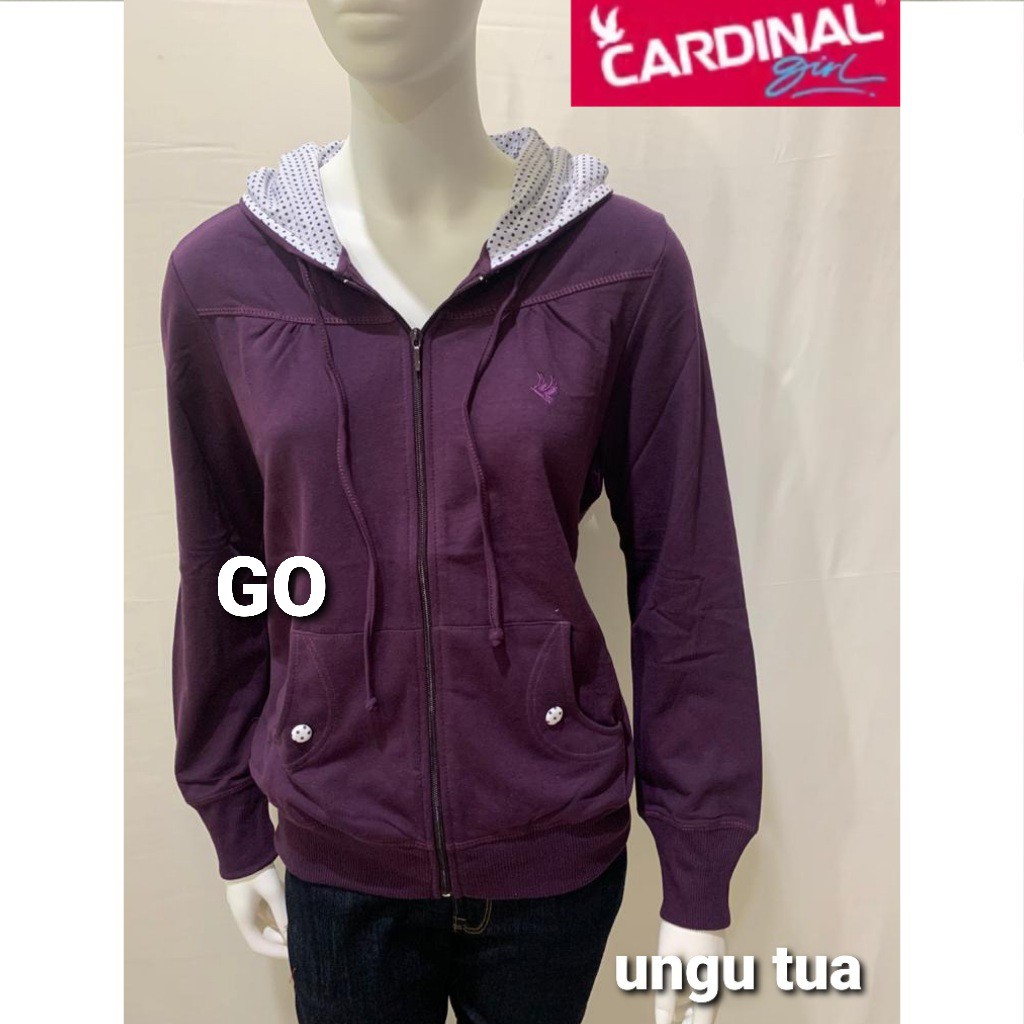 BB Jaket CARDINAL Wanita size XXL dan XXXL SWEATER GIRL Jaket Cewek Sweater Cardinal 100% Original