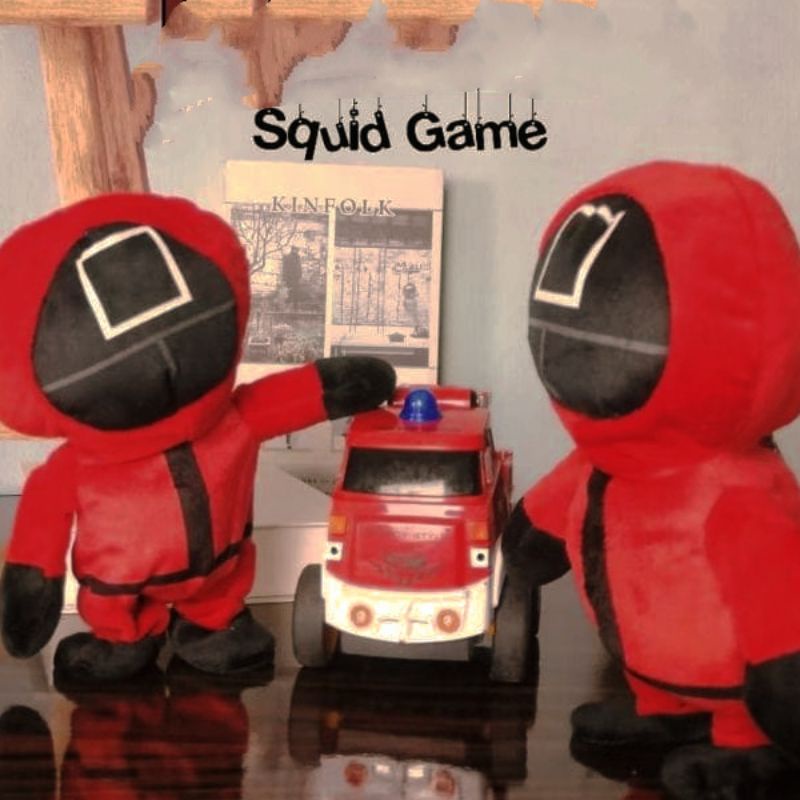 Boneka Anak Squid game Talking Walking Recorder Korea