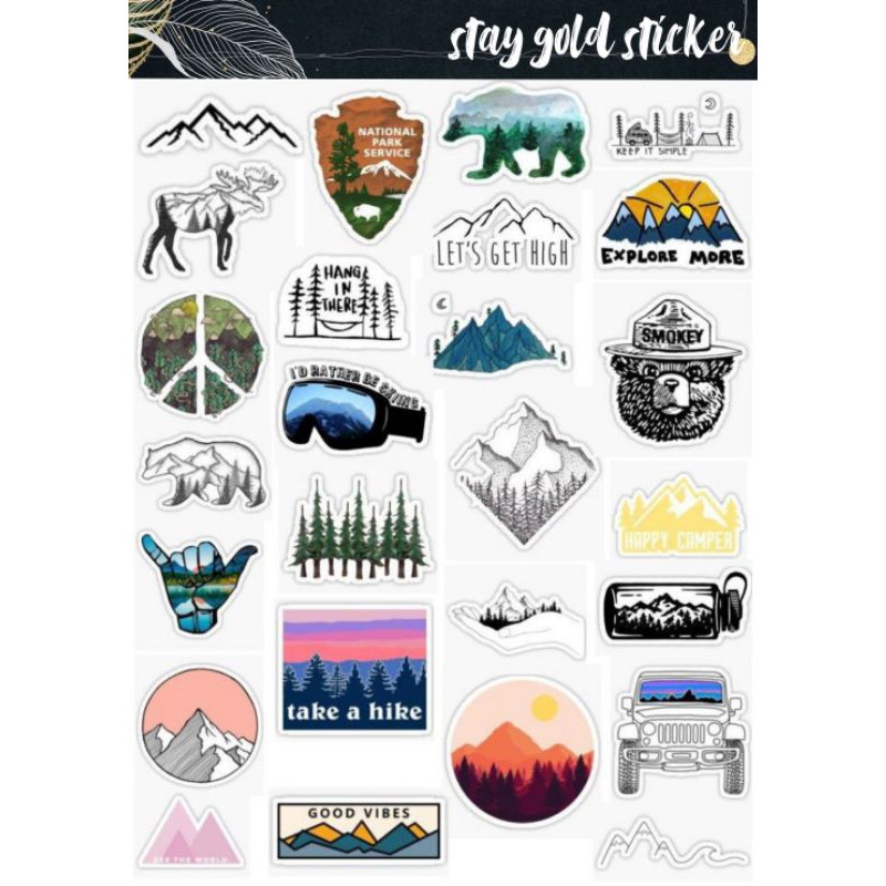 

DECO STICKER -sticker TUMBLR bullet journal | sticker scarpbook | sticker aesthetic