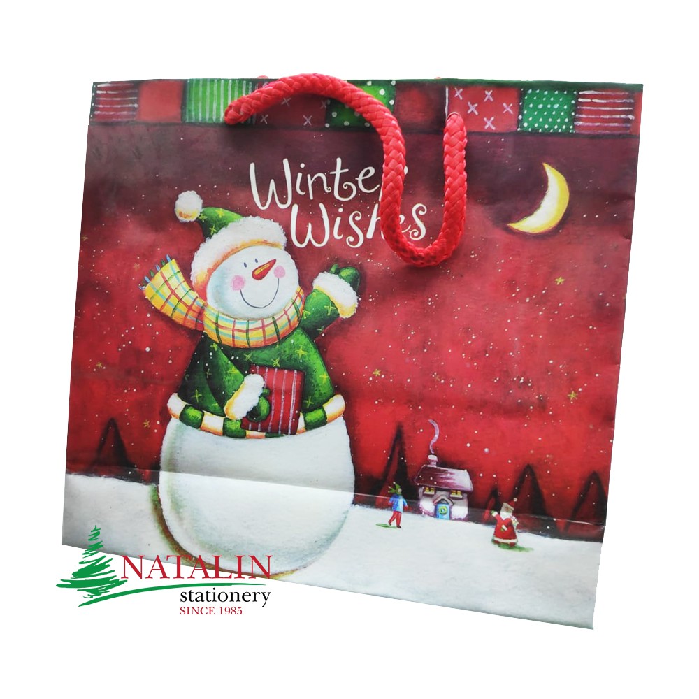 

CHRISTMAS PAPER BAG / TAS KADO NATAL ( 18x16 cm )