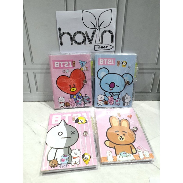 AGENDA ada bonus PEN BTS BT21-1