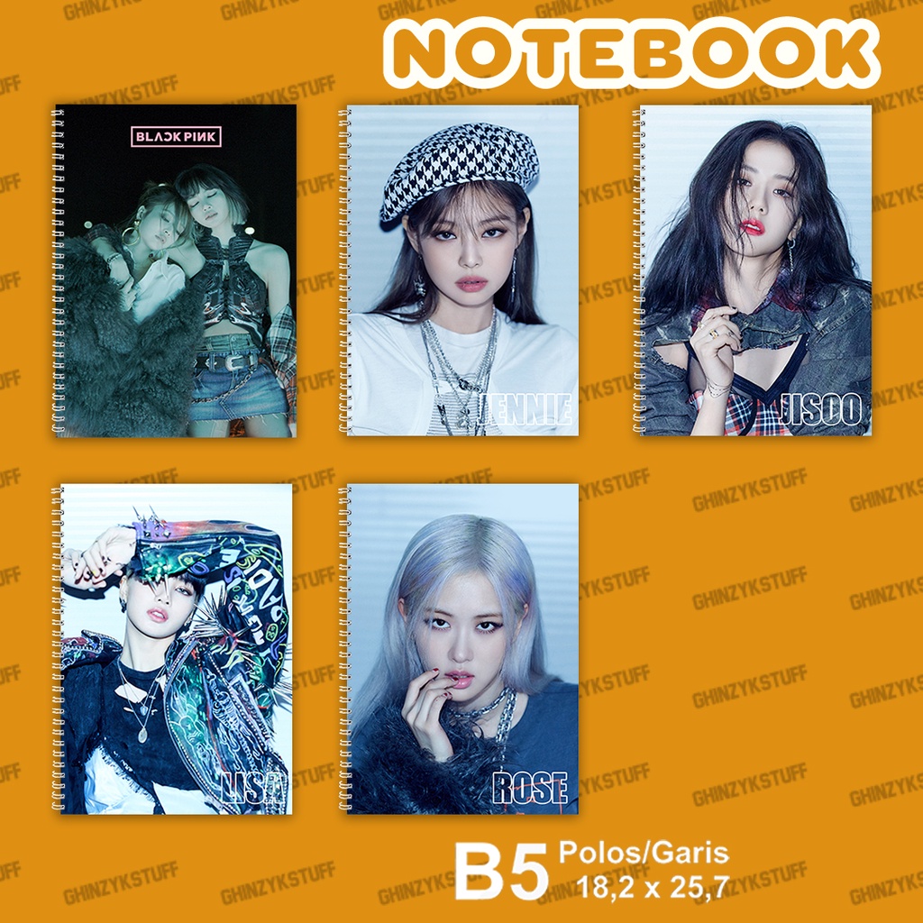 

Notebook B5 18,2 x 25,7 cm Blackpink The Album