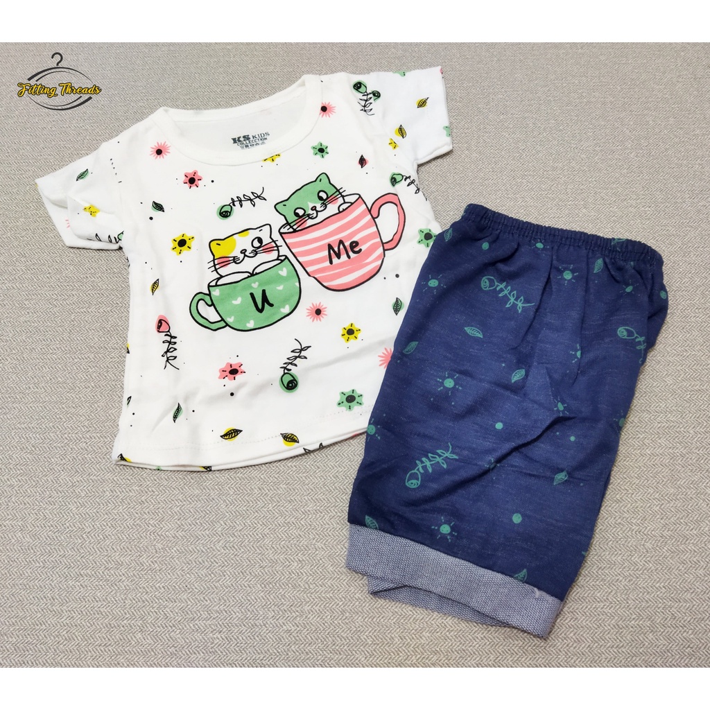 Setelan Baju Celana Bayi Anak Perempuan Cewek Newborn Usia 0-12 Bulan KS KIDS