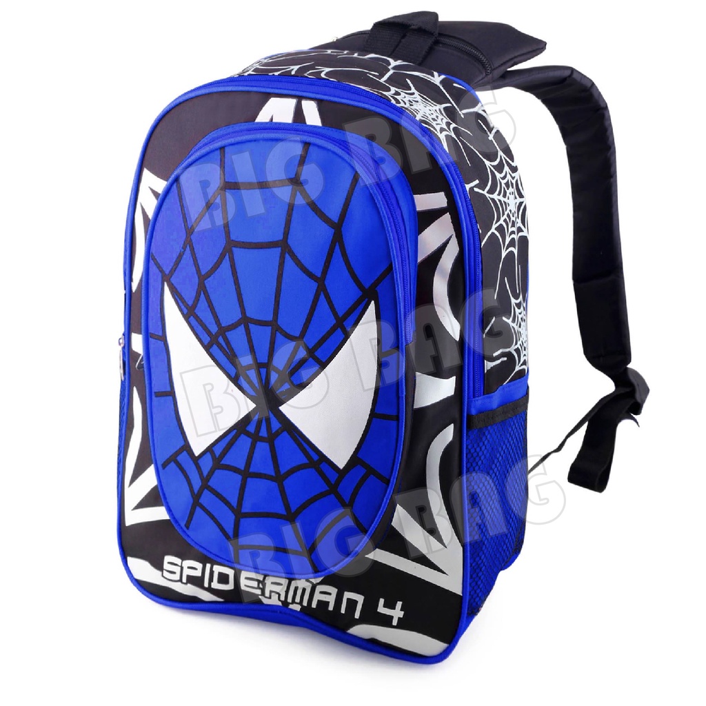 PTS - Tas Anak Cowo / Laki Laki Karakter  Hoodie / Bonus Tutup Kepala Tas Anak Spidermen - Tas Anak Sd dan Paud Murah Tas anak sekolah SD Tas N Ransel Diskon - Tas anak Sekolah laki laki Promo - Ransel Sekolah Anak SD