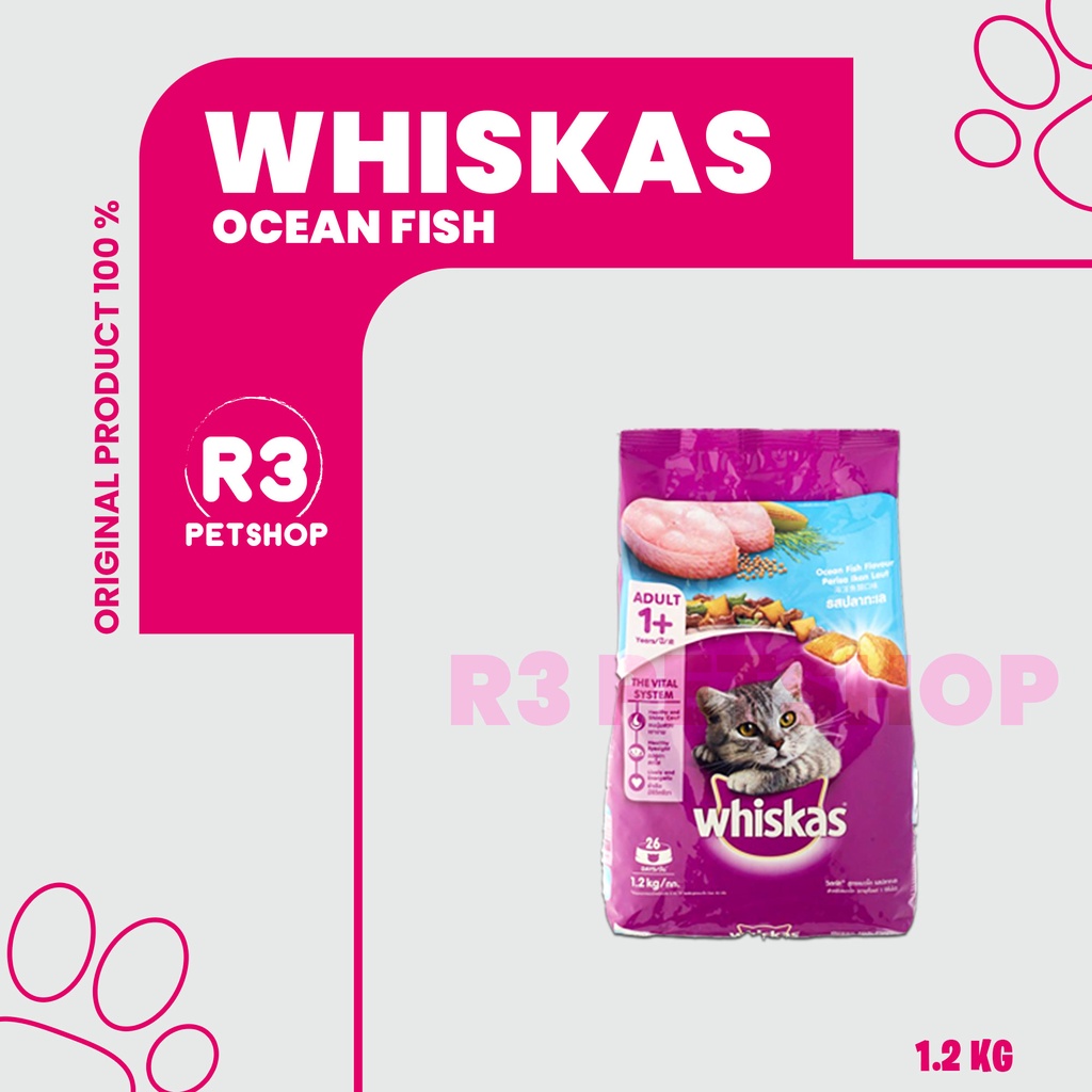 WHISKAS 1,2kg All Varian ( EKSPEDISI )