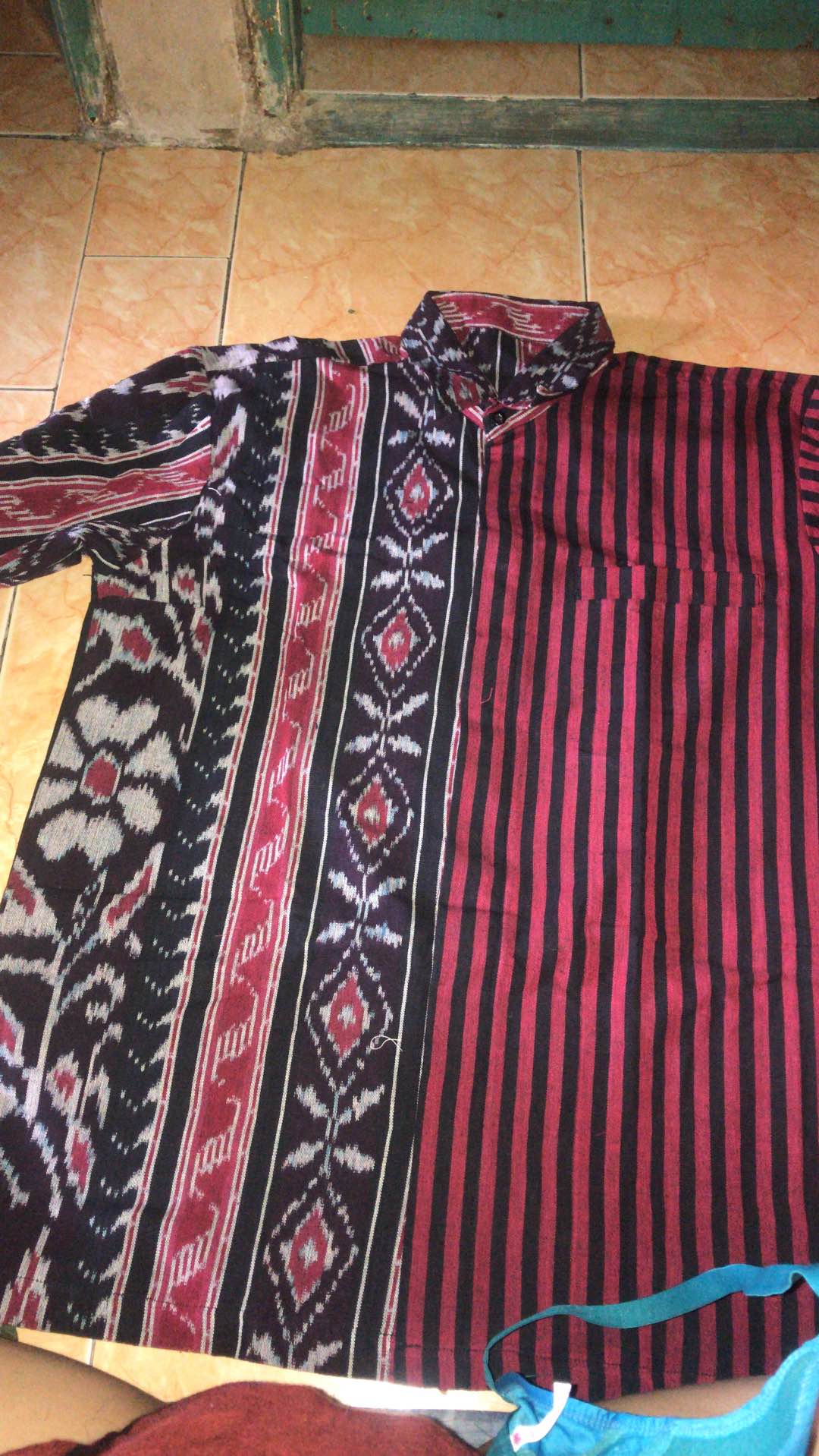 Set Couple Kemeja Mix Lurik X Desty Full Tenun