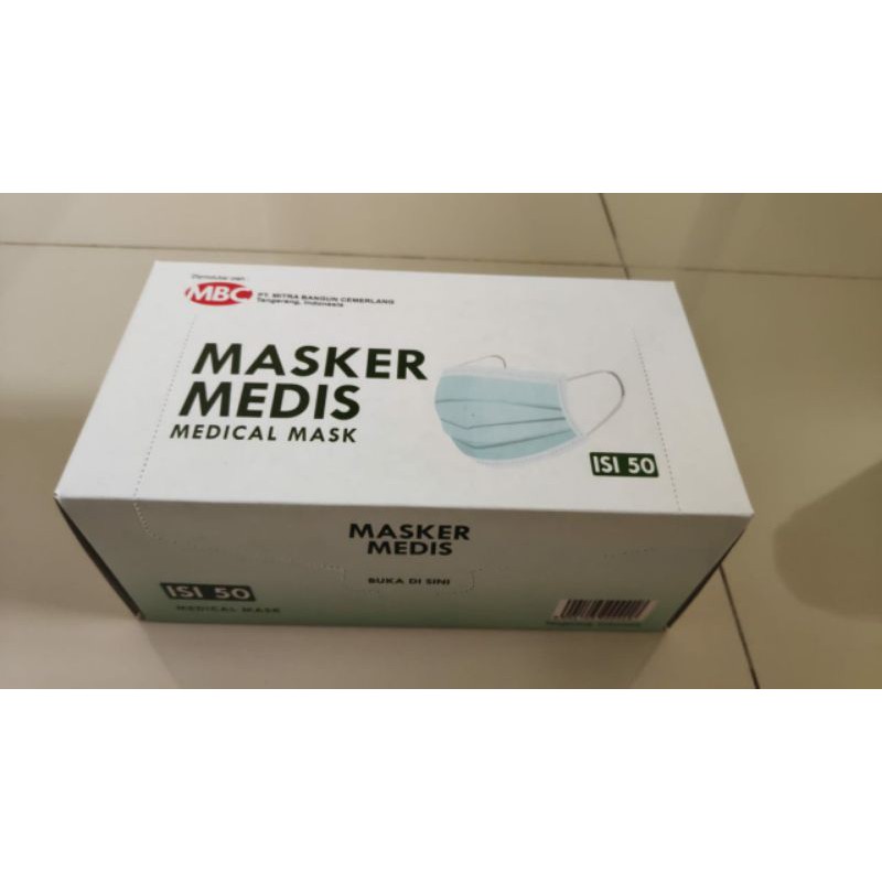 Masker medis MBC 3 Ply isi 50
