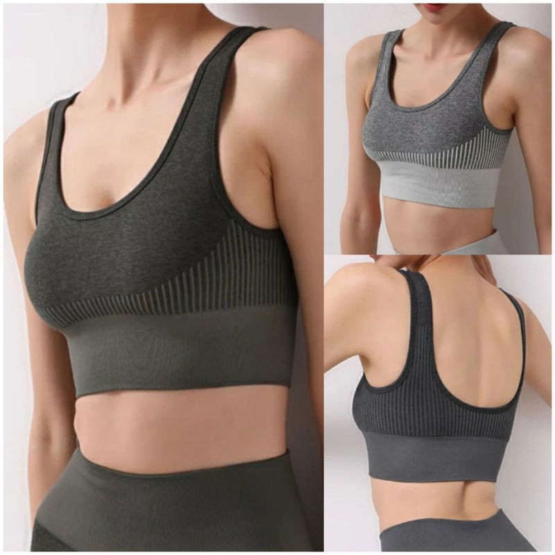 Kinarastorez - Bra sport busa olahraga senam atasan gym fitness wanita 890