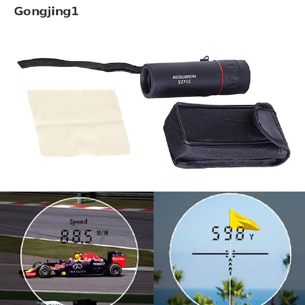 Gongjing1 Teleskop Monokuler Optikal 30x25 Portable Night Vision 7X Fokus Rendah