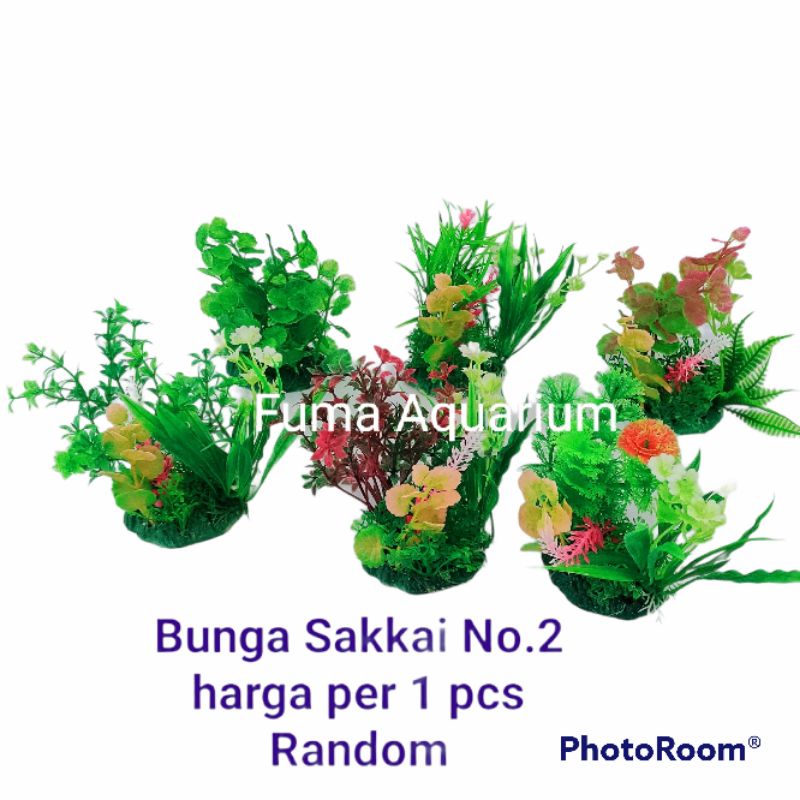 Tanaman Plastik Bunga Import fakeplant Sakkai pro No.2 harga per 1 pcs Random