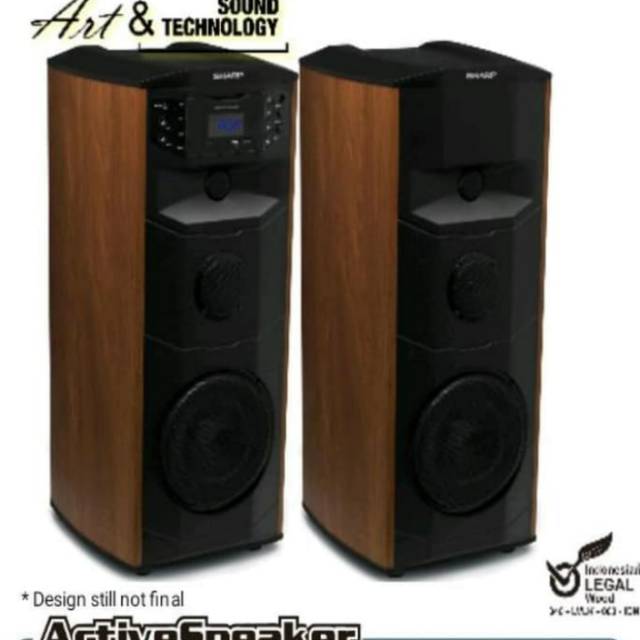 Speaker Aktif Sharp CBOX-ART08UBO | CBOX ART 08 UBO CBOXART08UBO
