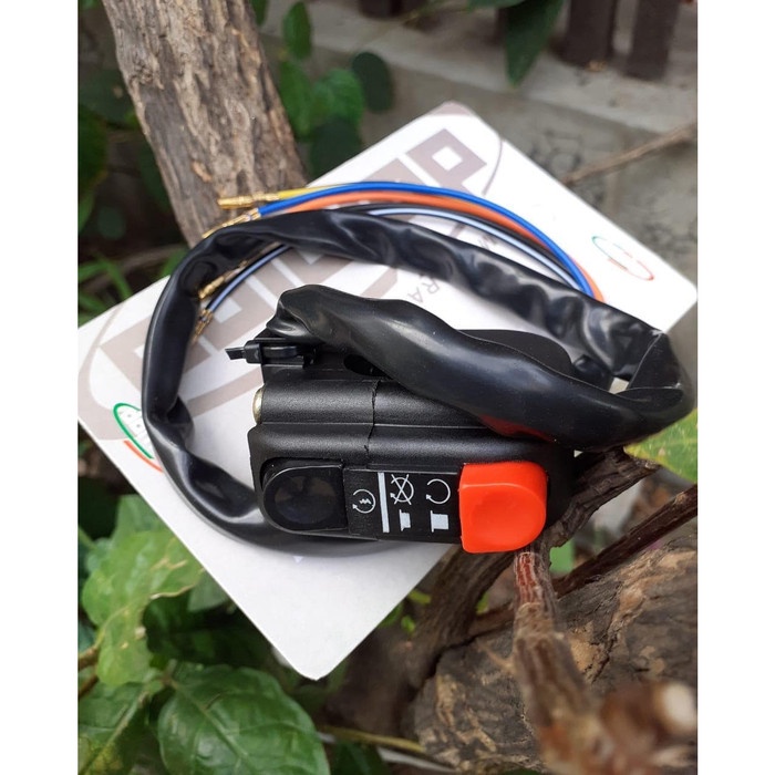 Saklar kanan motor on off 2 tombol starter