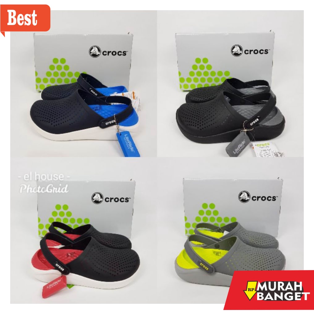 sandal dan sepatu terbaru- CROCS LITERIDE/SEPATU SANDAL PRIA/SANDAL CROCS PRIA/SEPATU SANDAL CROCS/C